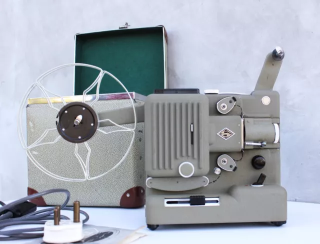 Working EUMIG P8 Film Projector with Bag, Portable 8mm Automatic Cine Projector