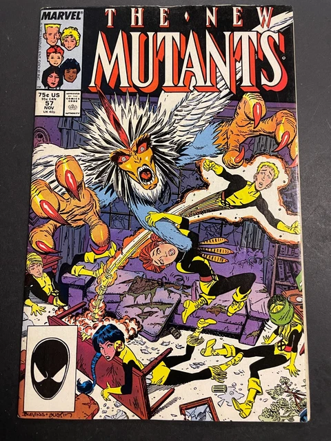 Marvel Comics The New Mutants Vol 1 #57 1987 JS8