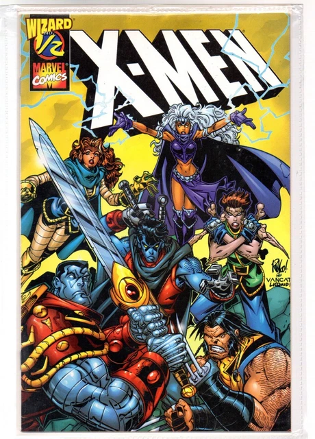 X-Men 1/2  Wizard edition with COA   Marvel 1998