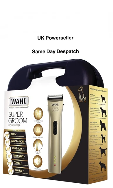 WAHL SUPER GROOM Dog Clipper WM6872 800 Grooming Clipper for All Dog Breeds 87.95 PicClick UK
