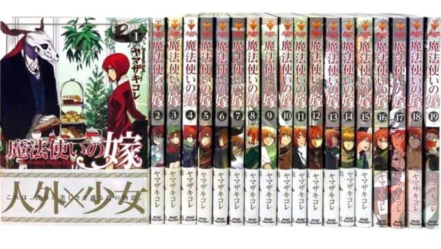 The Ancient Magus' Bride Mahou Tsukai no Yome Comic vol.1-19 Book