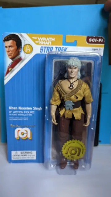 Star Trek Mego Khan Limited Edition 8 Inch Figure New