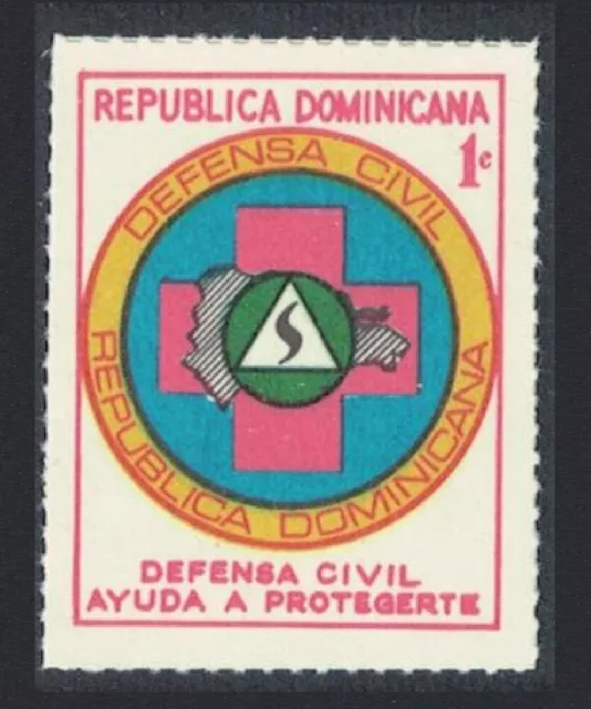 Repubblica dominicana Fondo protezione civile 1967 nuovo di zecca sg #1003