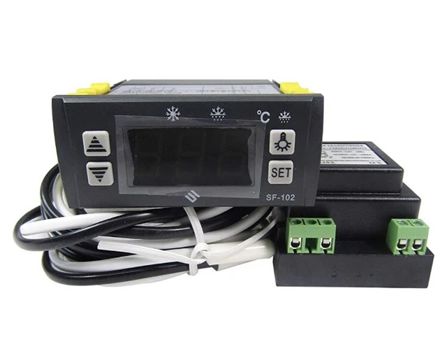 SF-102 Intelligent Digital Display Thermostat Refrigerator Temp Controller 110V