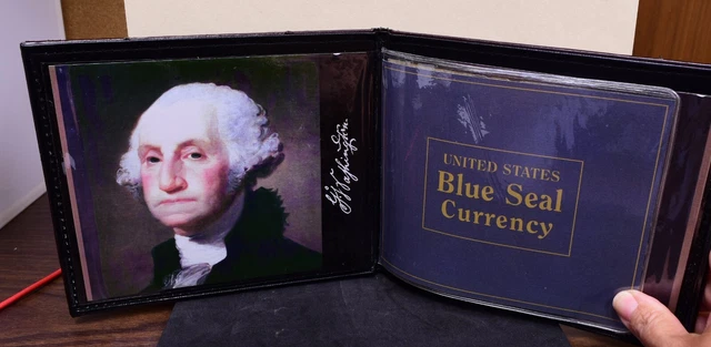 World Reserve Monetary Exchange Blue Seal $1 & $5 Silver Cert 1934/35 (#304) 3