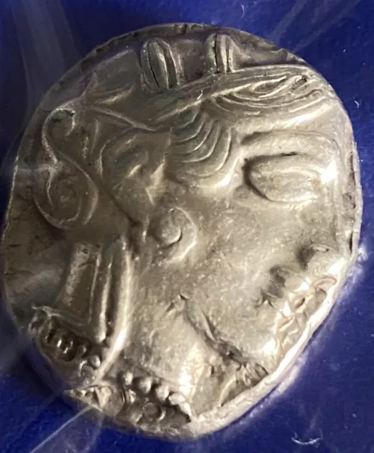 Monnaie grecque antique  TETRADRACHME -ATHENES Période Marathon 490-407 avant JC