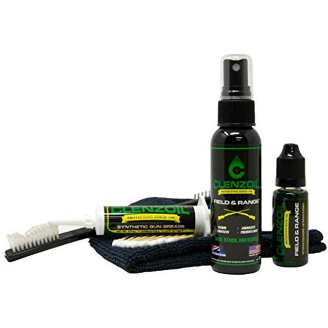 Clenzoil Field &amp Range Essentials Combo Kit Cleaner, Lubricant Grease Clean,