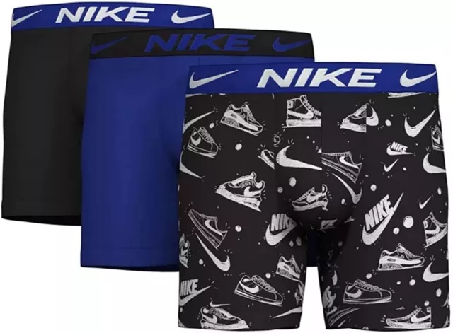 Nike Men`s Essential Micro Boxer Briefs 3 Pack (Black(KE1015-001)/W, Large)  : : Clothing, Shoes & Accessories
