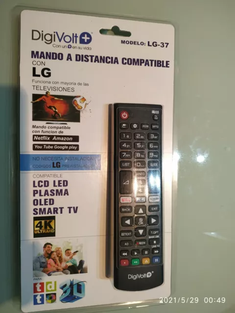 MANDO A DISTANCIA Original Smart TV LG // AKB73975757