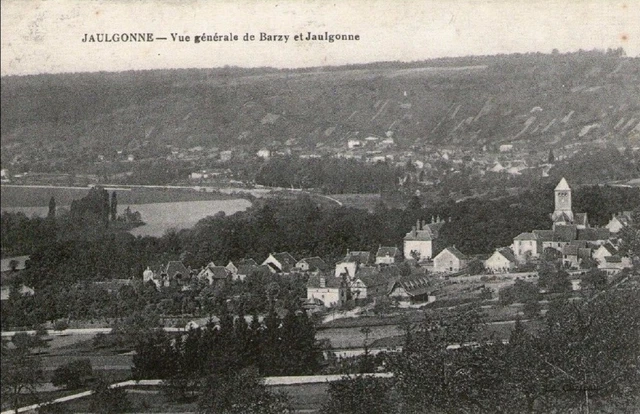 Y18 / Dept 02 Cpa Jaulgonne 1910 Viue Generale De Barzy / Neuve