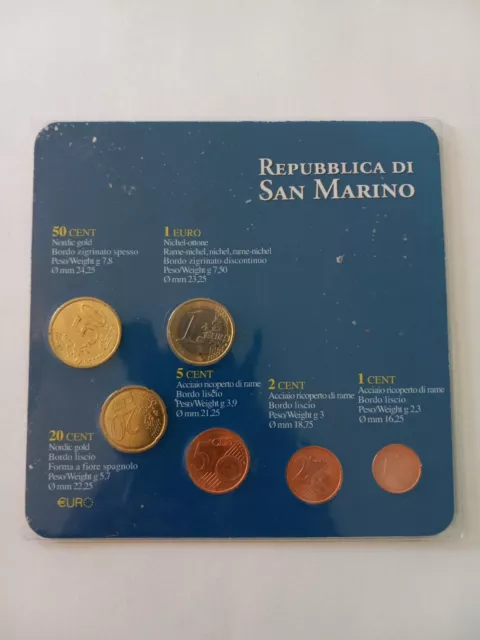 2006 Repubblica San Marino 1 Euro - 1 Cent 2