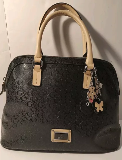 Guess Large Satchel Handbag Signature