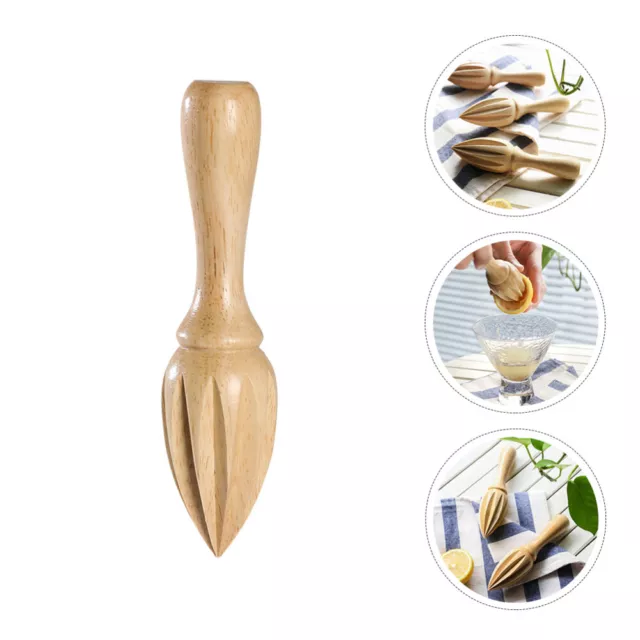 Wooden Lime Juicer Squeezing Machine Juicer Reamer Manual Lemon Squeezer