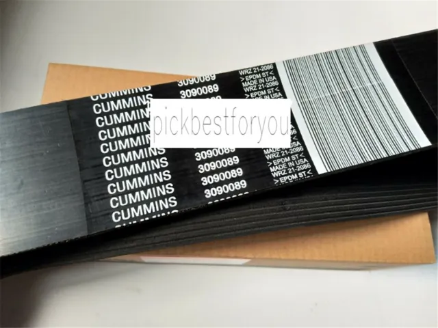 1PC New 3090089 Cummins V-Ribbed Fan Belt #M56C QL