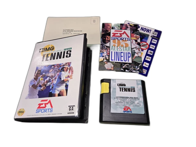 Jeu Sega Megadrive - International Tour Tennis - Bon état - Cartouche Seulement