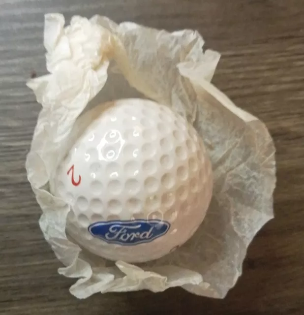VINTAGE B51 GOLDEN Bear Jack Nicklaus Golf Ball 2 Ford Special Edition ...