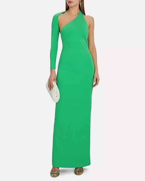 Solace London Daren Maxi Dress Bright Green Size AU/UK 12 US 8 BNWT