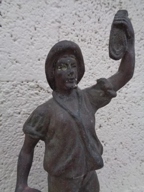 Ancienne Statuette en régule MARIN 3