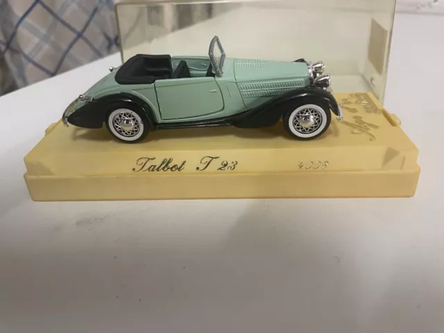 voiture. miniature soledo n°4003 talbot t 23 l'age d'or