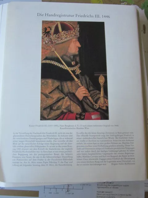Deutschland in Historischen Karten 1446 Die Handregistratur Friedrichs III