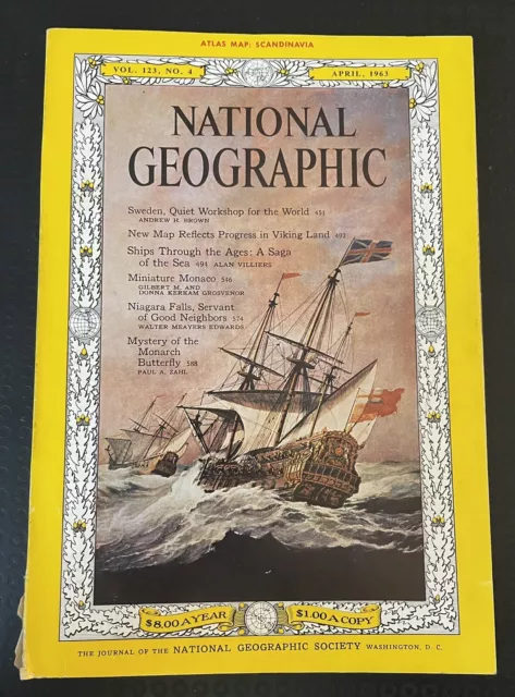 National Geographic Magazine April 1963 Vol 123 No 4