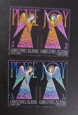 Christmas Island 1972 Christmas Angels pairs SG53/6 MNH UM unmounted mint 