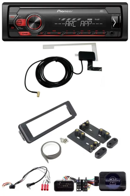 Pioneer 1DIN USB DAB MP3 Lenkrad Autoradio für Harley Davidson Road-Glide Street