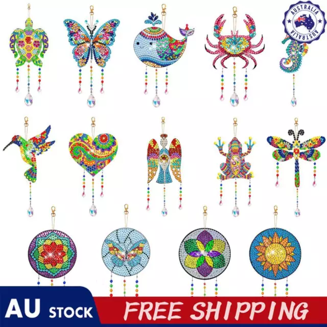 Suncatcher Diamond Painting Hanging Pendant Angel Double Sided for Kid DIY Craft