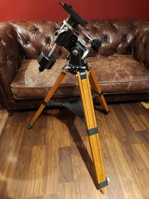 VIXEN Polaris - Montaje ecuatorial para telescopio metal sólido y madera dura - JAPÓN