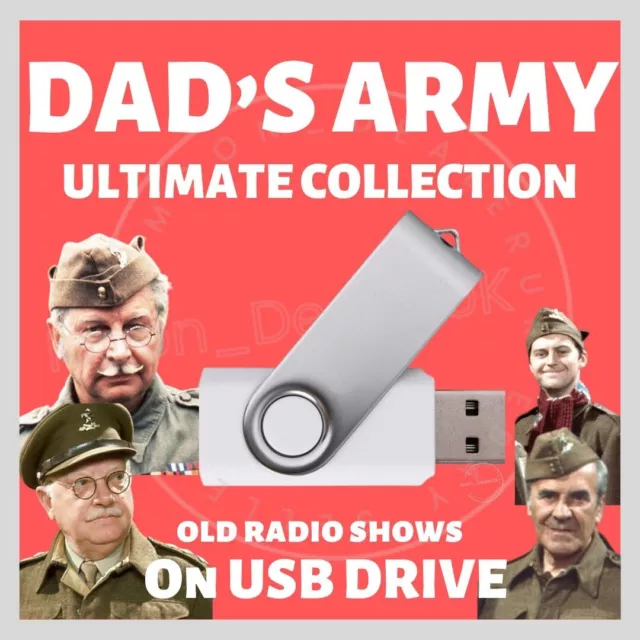 Dad's Army - All 77 Episodes  - Ultimate Old  Radio Shows Collection Usb Mp3