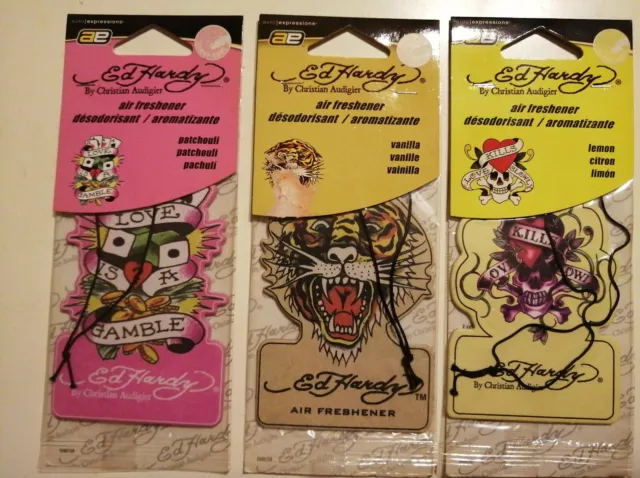Ed Hardy Christian Audigier Car Bedroom Air Fresheners Freeship 🌈