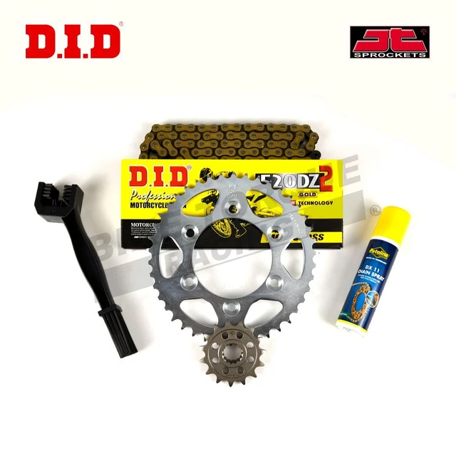 Kit Chaîne Couronne Pignon DID Pour Honda VT 600 C Shadow 2002 - Transmission Complète