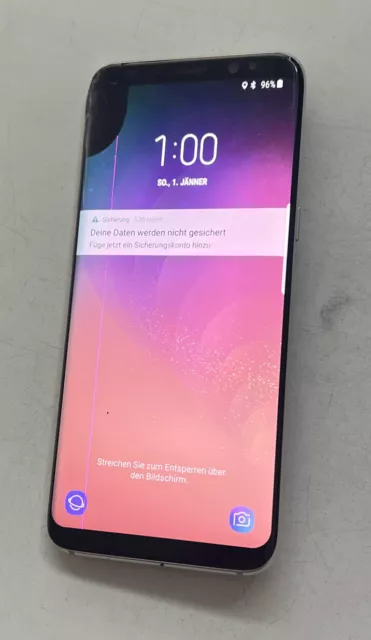 Display LCD OLED originale Samsung S8 SM-G950F schermo recupero dati con cornice