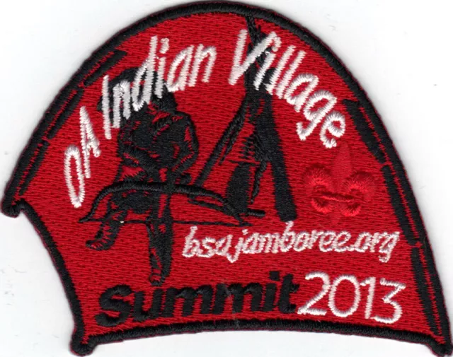 2013 National Jamboree Promo Tent Patch Series, OA Indian Village, Mint!