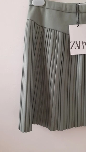 Minigonna on sale plissettata zara