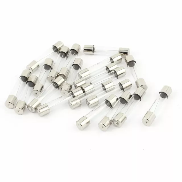 20pcs Action Rapide Bas Rupture capacité Tube En Verre Fusible 6x30mm 8A 250V