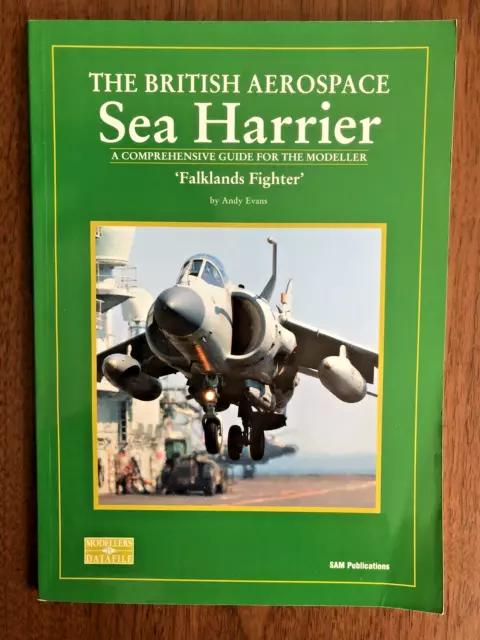 Modellers Datafile No. 11 The The BAE Sea Harrier - Andy Evans SAM Pub VGC