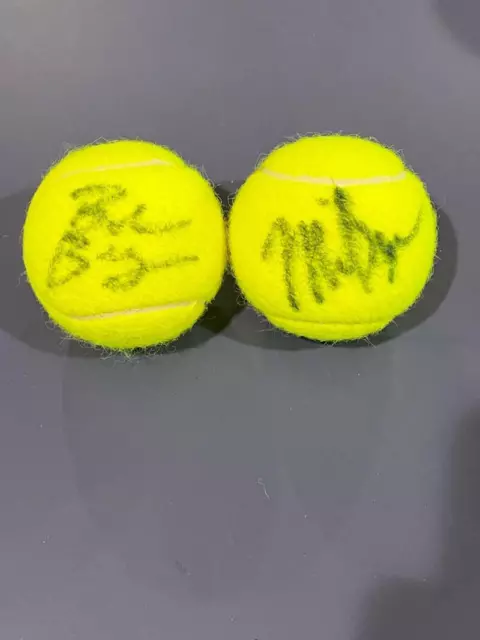 Bob & Mike Bryan Signed Autographed Tennis Ball Rare Champion Legend With Coa