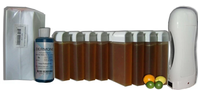 KIT EPILATION EXPERT SOLOR - 12 RECHARGES 100ml, ROLL-ON, BANDES, HUILE