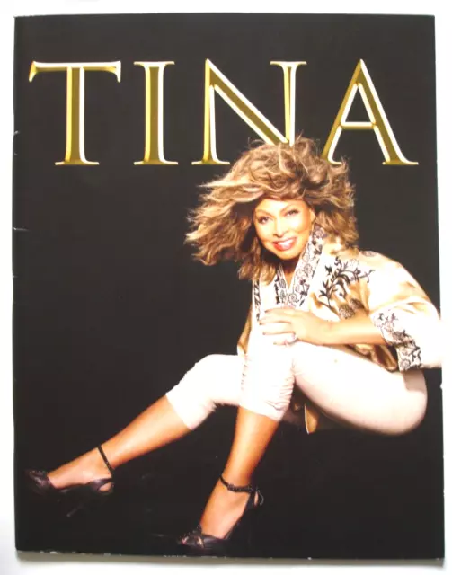 TINA TURNER EUROPEAN TOUR 2009 CONCERT PROGRAMME, 50th ANNIVERSARY TOUR BROCHURE