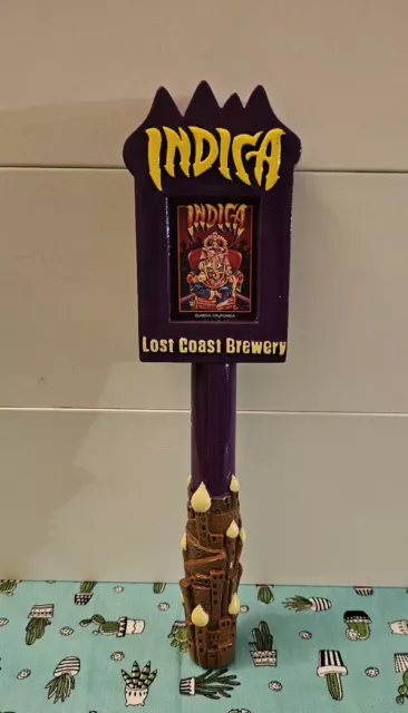 Lost Coast Brewery Indica IPA Beer Tap Handle California
