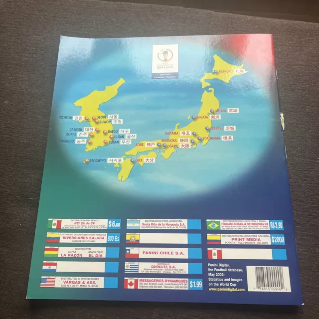 Album Panini FIFA World Cup 2002 Korea Japan Vide 2