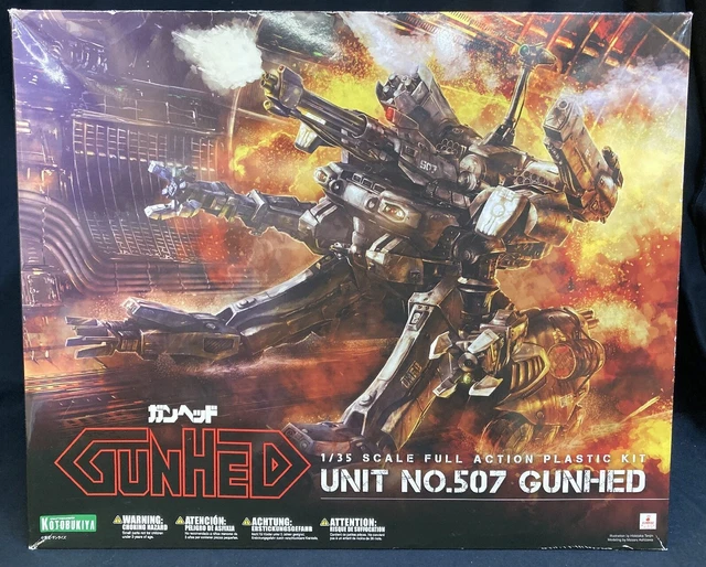 Kotobuky 1/35 Scale full action plastic kit gun head 1/35