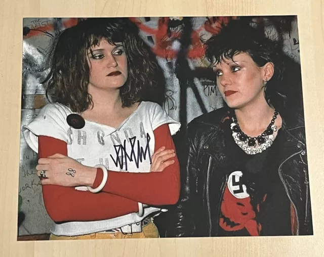 EXENE CERVENKA HAND SIGNED 8x10 PHOTO AUTOGRAPHED X BAND LEAD SINGER COA