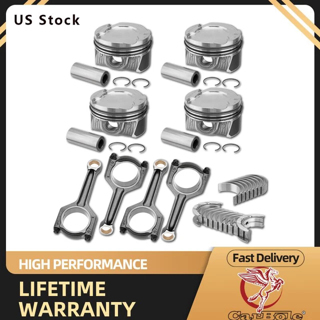 Pistons+Piston Rings+Main & Connecting Rod Bearings+Conronds for BMW N20 N26 2.0
