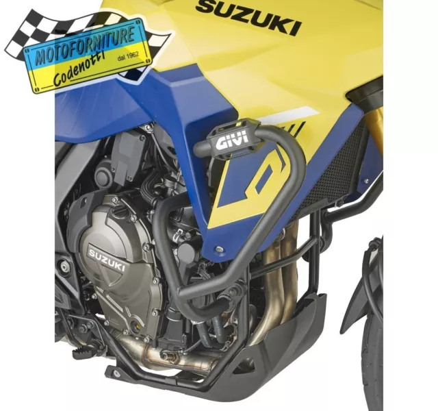 Paramotore Tubolare GIVI TN3125 25 mm Nero Specifico SUZUKI V-STROM 800DE (2023)