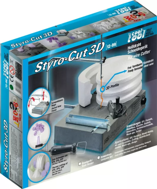 Styroporschneider Styro-Cut 3D  Komplett SET - The Cool Tool - Unimat
