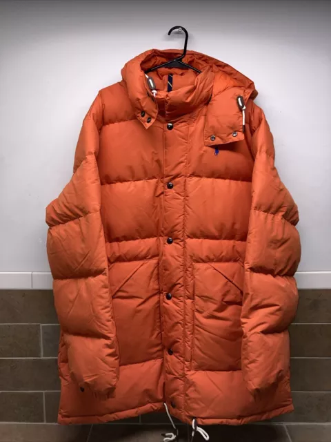 POLO RALPH LAUREN Puffer Parka Jacket Coat College Orange Men’s Size M-XXL