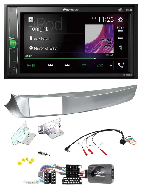 Volante Pioneer 2DIN DAB USB Bluetooth Autoradio per Alfa Giulietta 2010-2014 94