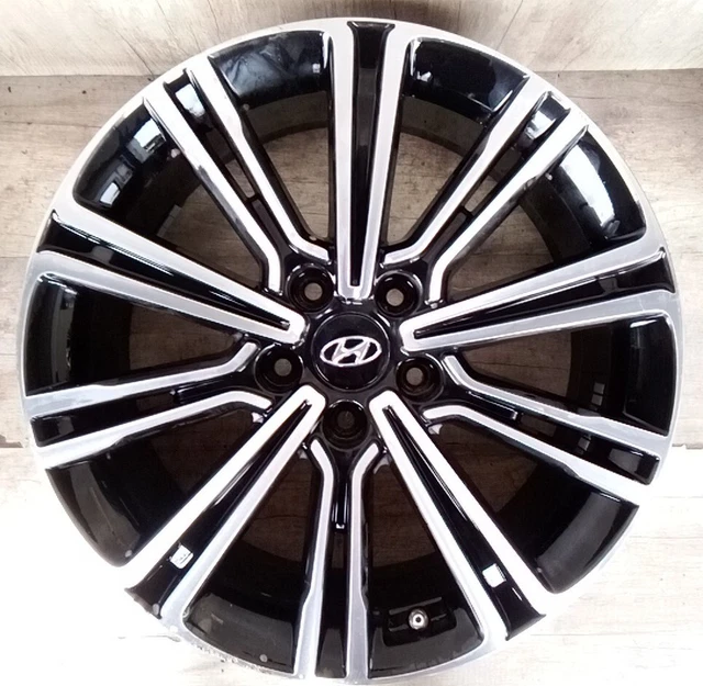 4X ORIGINAL ALUFELGEN 18 Zoll Hyundai i40 Facelift 52910-3Z810 LK 5x114 ...